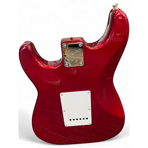 Used Squier Affinity Stratocaster Maroon Solid Body Electric Guitar