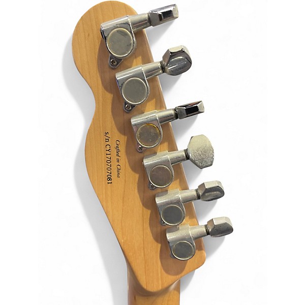 Used Squier Contemporary Telecaster HH Black Solid Body Electric Guitar