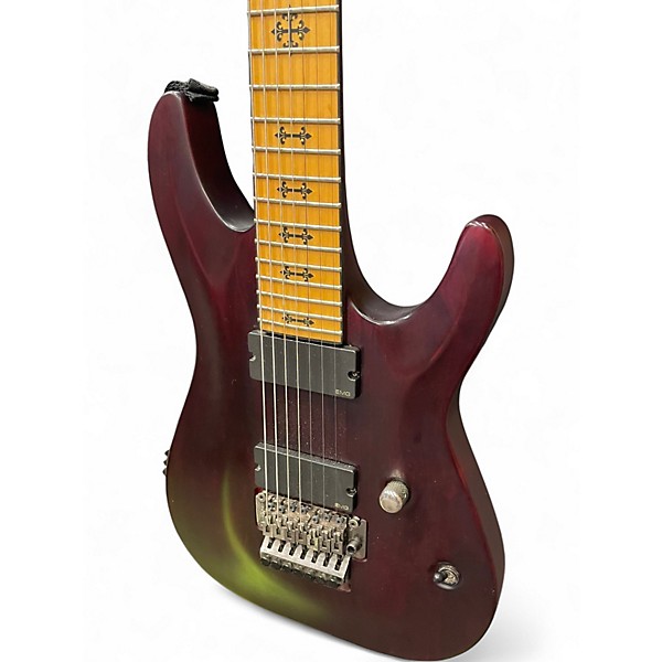 Used Schecter Guitar Research Jeff Loomis Signature Floyd Rose Vampire Red Solid Body Electric Guitar