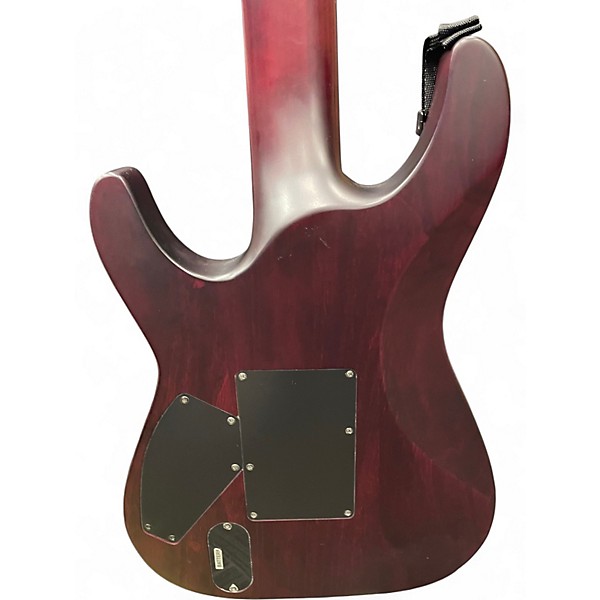 Used Schecter Guitar Research Jeff Loomis Signature Floyd Rose Vampire Red Solid Body Electric Guitar