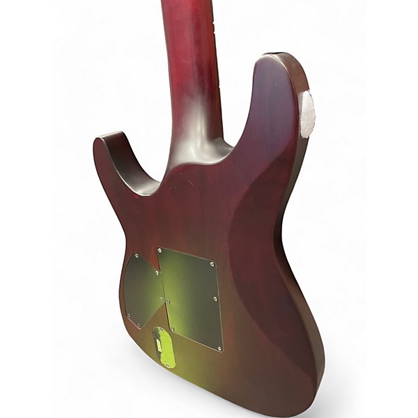 Used Schecter Guitar Research Jeff Loomis Signature Floyd Rose Vampire Red Solid Body Electric Guitar