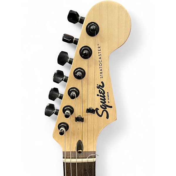 Used Squier Stratocaster Sunburst Solid Body Electric Guitar