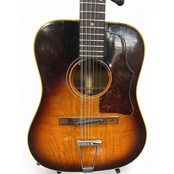 Vintage 1966 Gibson B-45-12 Sunburst 12 String Acoustic Guitar