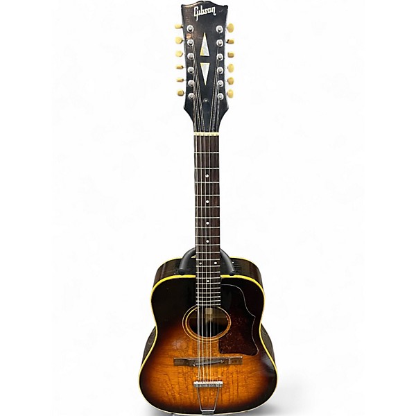 Vintage 1966 Gibson B-45-12 Sunburst 12 String Acoustic Guitar