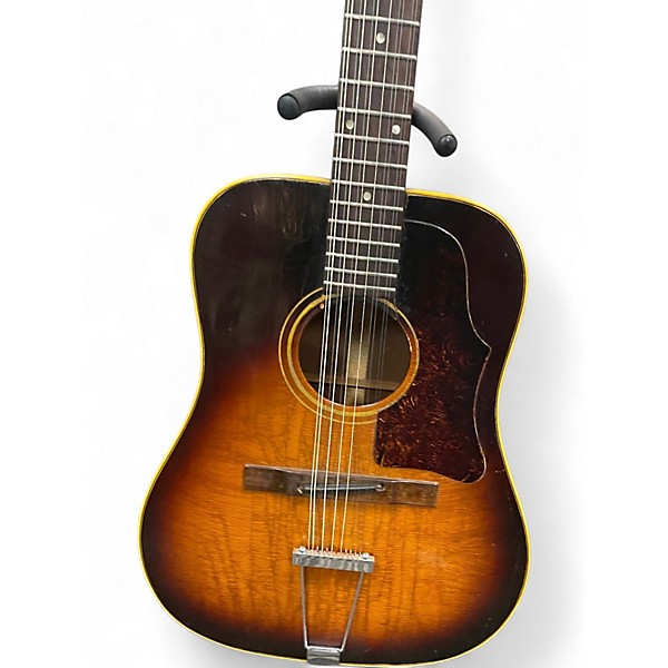 Vintage 1966 Gibson B-45-12 Sunburst 12 String Acoustic Guitar