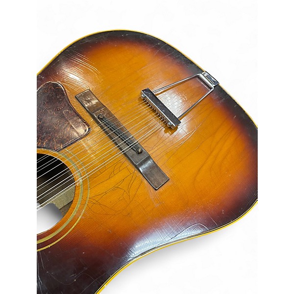 Vintage 1966 Gibson B-45-12 Sunburst 12 String Acoustic Guitar