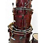 Used Pearl 5 Piece Vision Crimson Red Burst Drum Kit