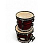Used Pearl 5 Piece Vision Crimson Red Burst Drum Kit
