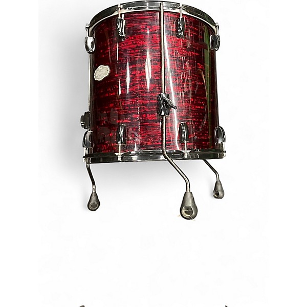 Used Pearl 5 Piece Vision Crimson Red Burst Drum Kit