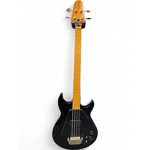 Used 2024 Epiphone Grabber Ebony Electric Bass Guitar