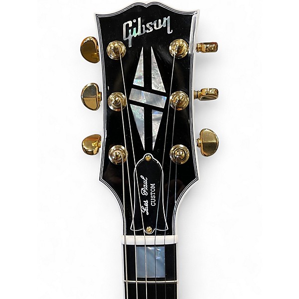 Used Gibson Les Paul Custom Alpine White Solid Body Electric Guitar