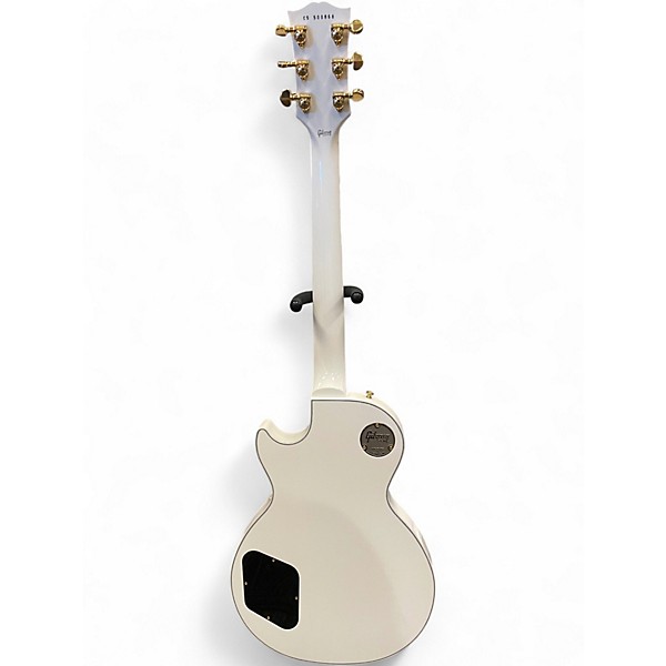 Used Gibson Les Paul Custom Alpine White Solid Body Electric Guitar