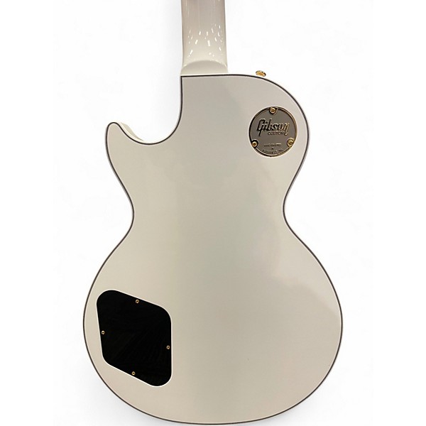 Used Gibson Les Paul Custom Alpine White Solid Body Electric Guitar