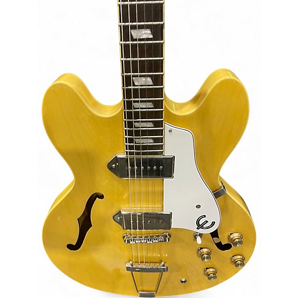 Used Epiphone Casino Natural Hollow Body Electric Guitar