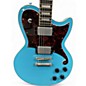 Used D'Angelico PREMIER ATLANTIC Sonic Blue Solid Body Electric Guitar