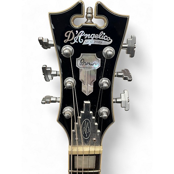 Used D'Angelico PREMIER ATLANTIC Sonic Blue Solid Body Electric Guitar