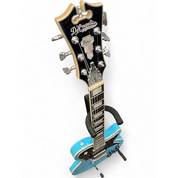 Used D'Angelico PREMIER ATLANTIC Sonic Blue Solid Body Electric Guitar