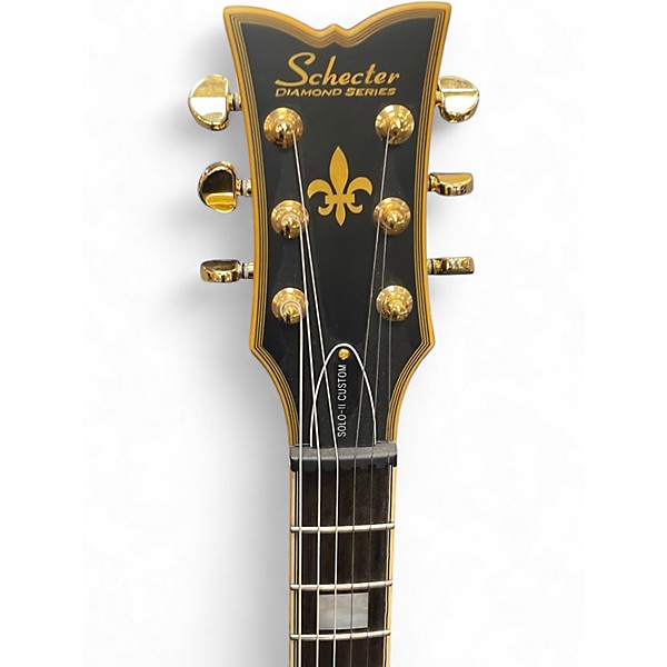 Used Schecter Guitar Research Solo 6 Custom Black Solid Body Electric Guitar