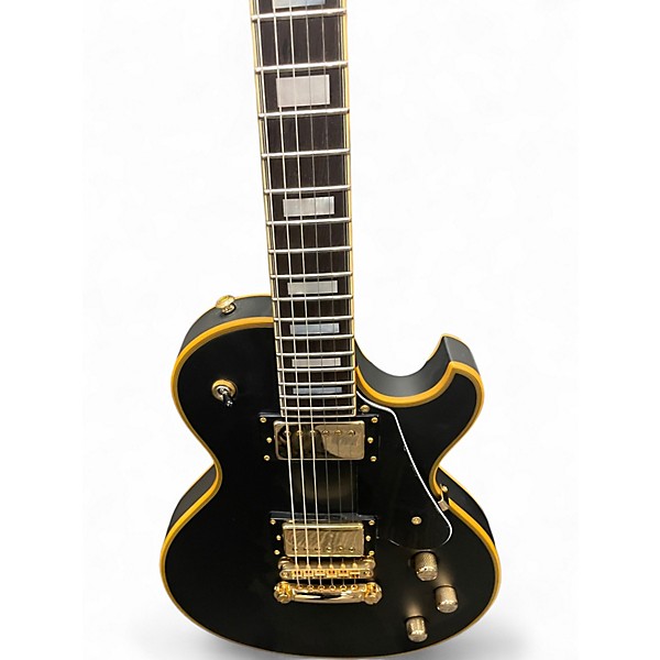 Used Schecter Guitar Research Solo 6 Custom Black Solid Body Electric Guitar