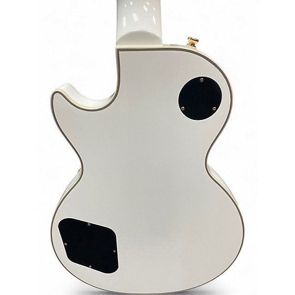 Used Epiphone Les Paul Custom White Solid Body Electric Guitar