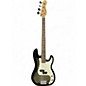 Used Glen Burton Double Cut Trans Gray Electric Bass Guitar thumbnail