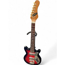 Used Teisco St. Moritz DOUBLECUT DOUBLE PICKUP RED BURST Solid Body Electric Guitar