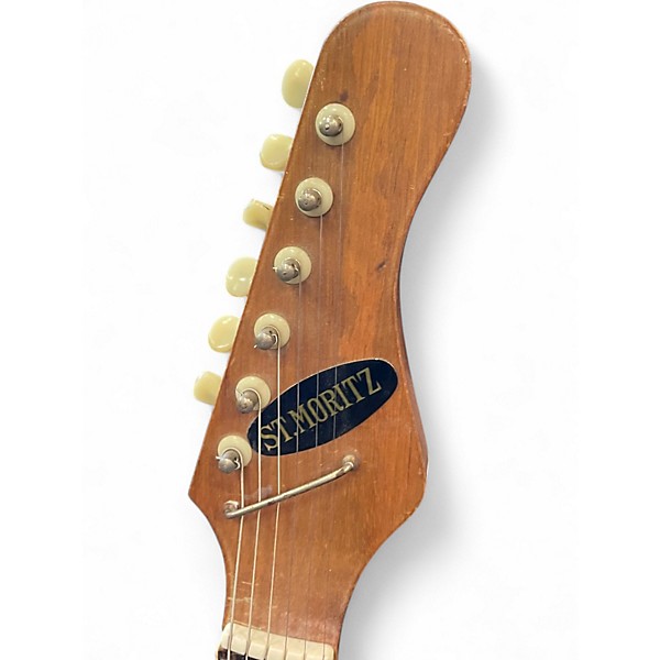 Used Teisco St. Moritz DOUBLECUT DOUBLE PICKUP RED BURST Solid Body Electric Guitar