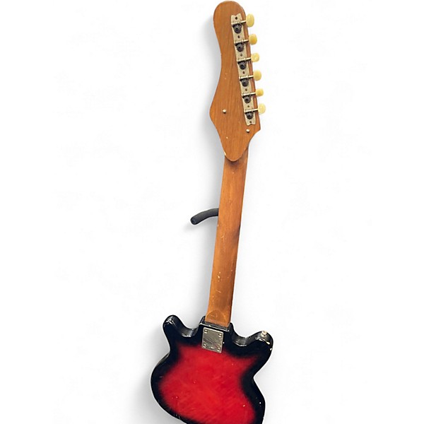 Used Teisco St. Moritz DOUBLECUT DOUBLE PICKUP RED BURST Solid Body Electric Guitar