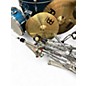 Used Pearl 5 Piece Export BLUE SPARKLE Drum Kit