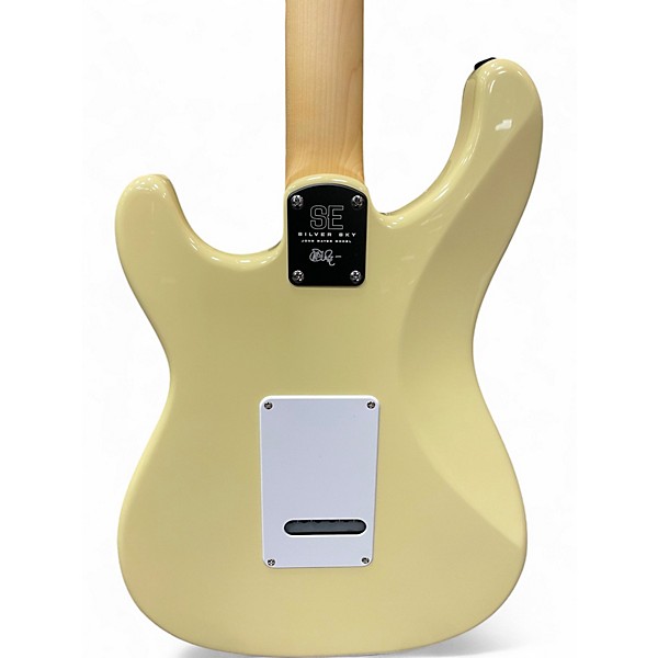 Used PRS SE Silver Sky MOON WHITE Solid Body Electric Guitar