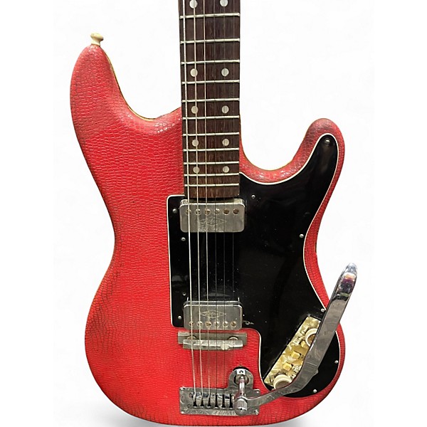 Vintage 1960 Hofner 172 Red Solid Body Electric Guitar