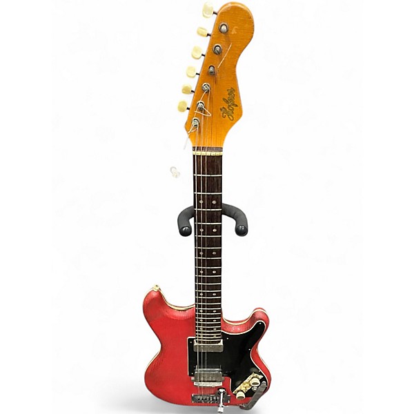 Vintage 1960 Hofner 172 Red Solid Body Electric Guitar
