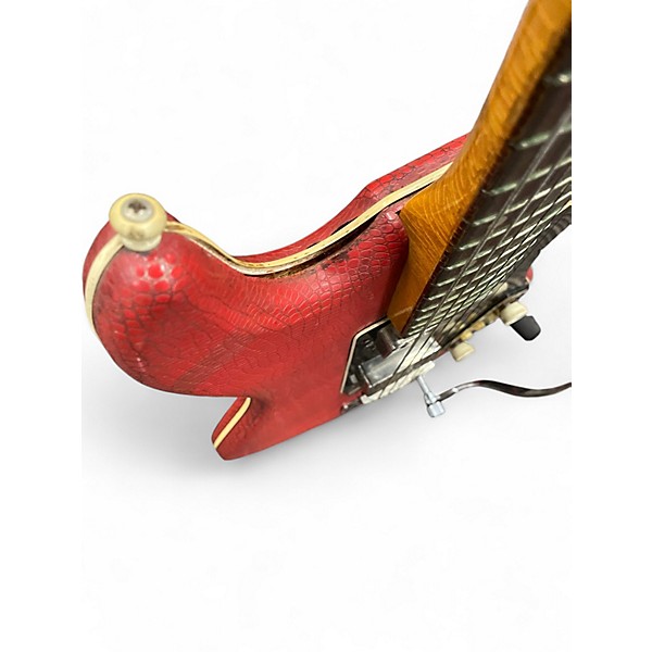 Vintage 1960 Hofner 172 Red Solid Body Electric Guitar