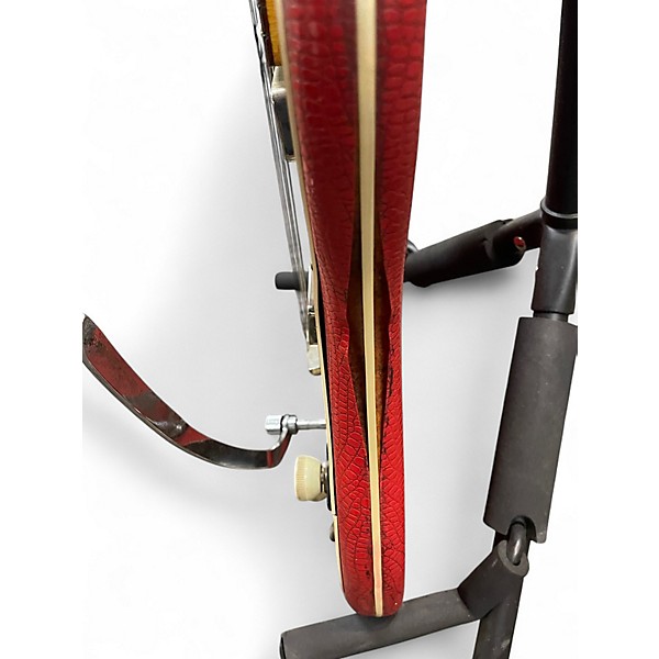 Vintage 1960 Hofner 172 Red Solid Body Electric Guitar