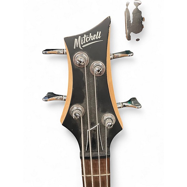 Used Mitchell MB1000 Gray Electric Bass Guitar