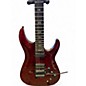 Used Schecter Guitar Research C1 Apocalypse Red Reign Solid Body Electric Guitar