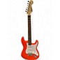 Used Squier Sonic Stratocaster Coral Red Solid Body Electric Guitar thumbnail