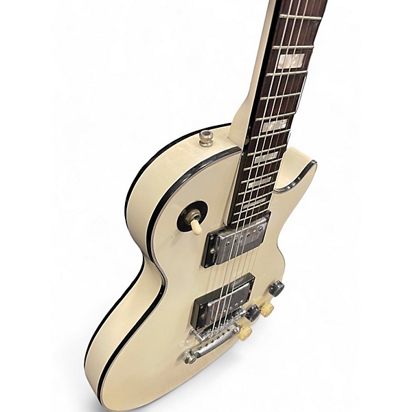 Used Hondo LP Style Cream Solid Body Electric Guitar