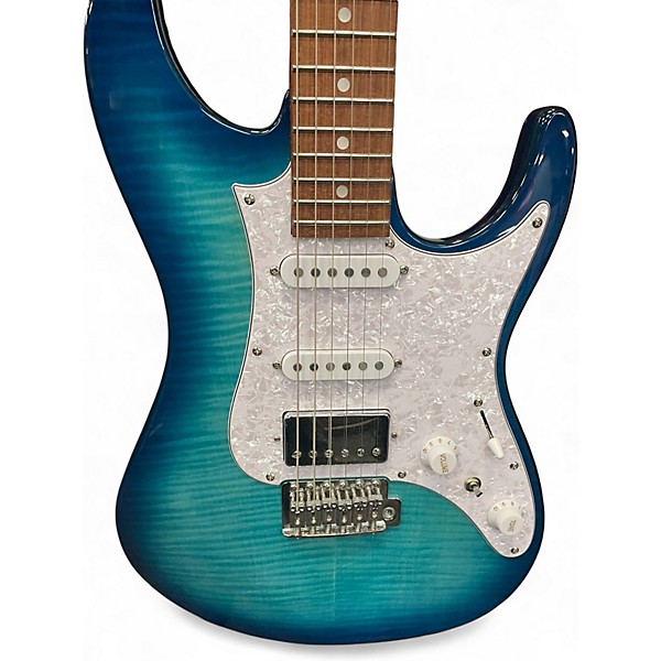 Used Ibanez AZ STANDARD BLUE BURST Solid Body Electric Guitar