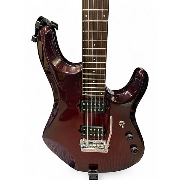Used Ernie Ball Music Man JP6 John Petrucci Signature Pearl Redburst Solid Body Electric Guitar
