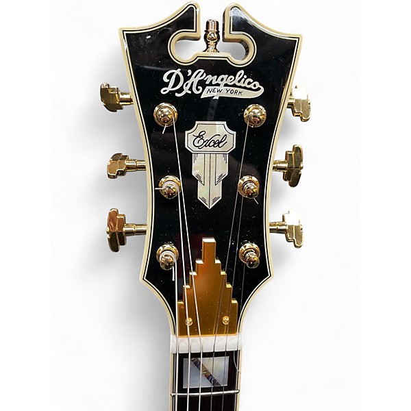 Used D'Angelico EXCEL DC Black Hollow Body Electric Guitar