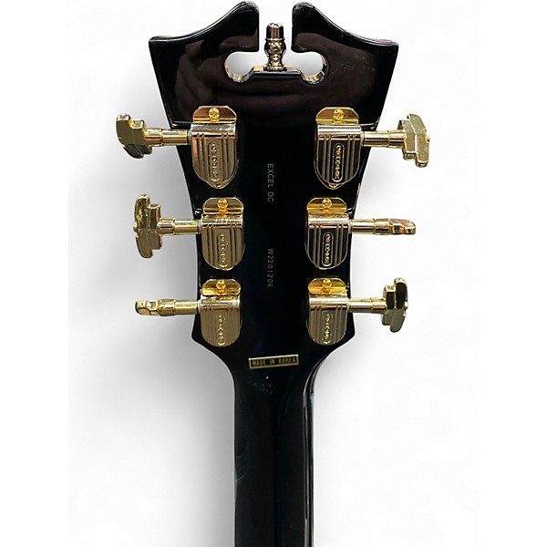 Used D'Angelico EXCEL DC Black Hollow Body Electric Guitar