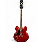 Used Epiphone ES-335 Left-handed Cherry Hollow Body Electric Guitar thumbnail