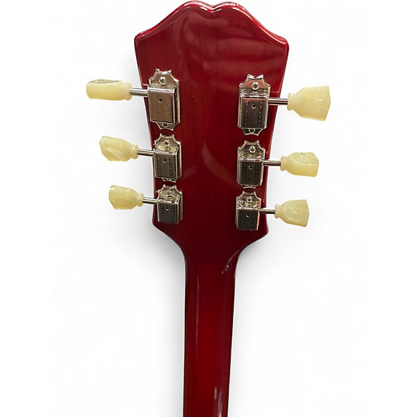 Used Epiphone ES-335 Left-handed Cherry Hollow Body Electric Guitar