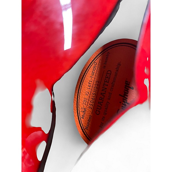 Used Epiphone ES-335 Left-handed Cherry Hollow Body Electric Guitar