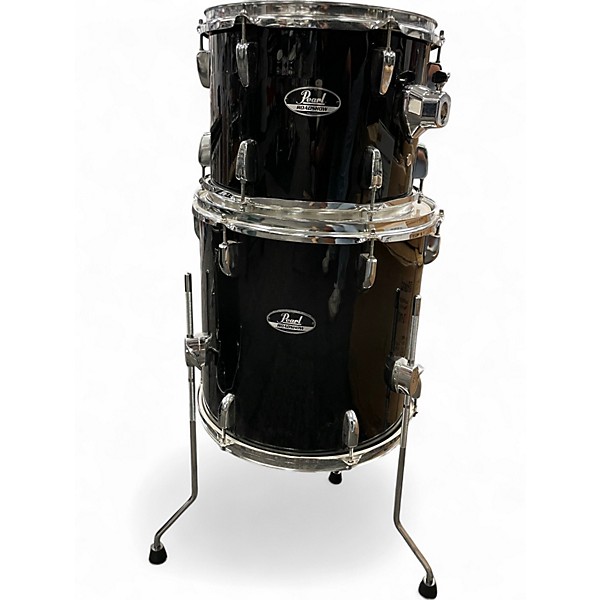 Used Pearl 4 Piece ROADSHOW Black Drum Kit
