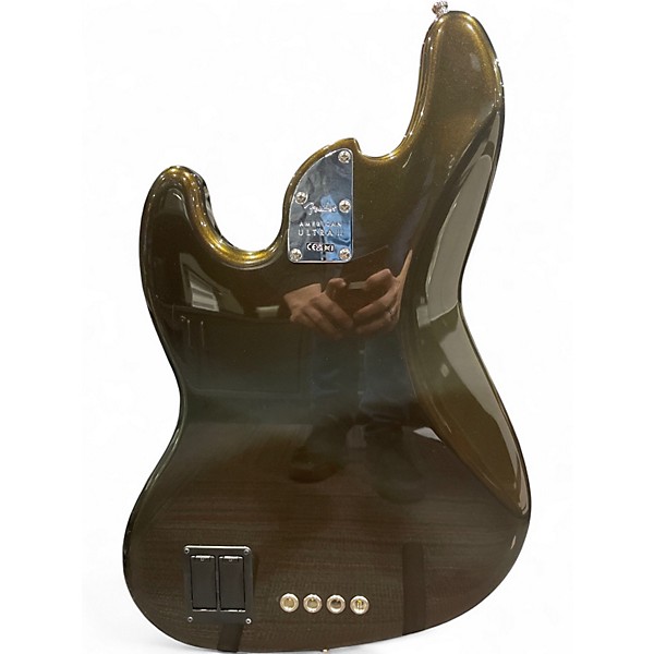 Used Fender american ultra II JAZZ BASS TEXAS TEA Electric Bass Guitar