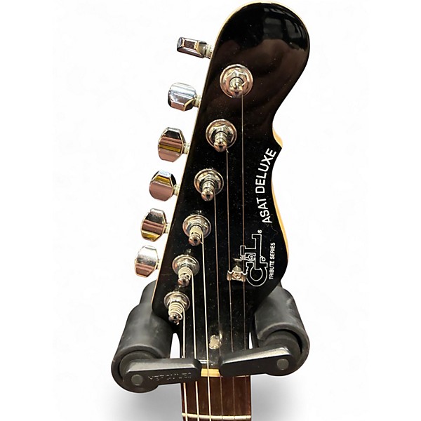 Used 2018 G&L Tribute ASAT Deluxe Trans Red Solid Body Electric Guitar