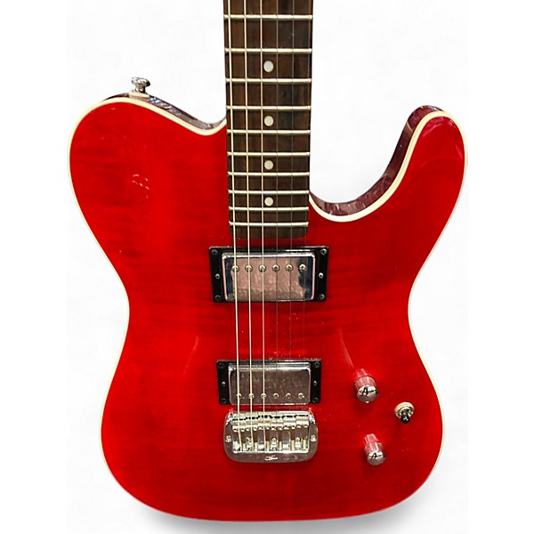 Used 2018 G&L Tribute ASAT Deluxe Trans Red Solid Body Electric Guitar
