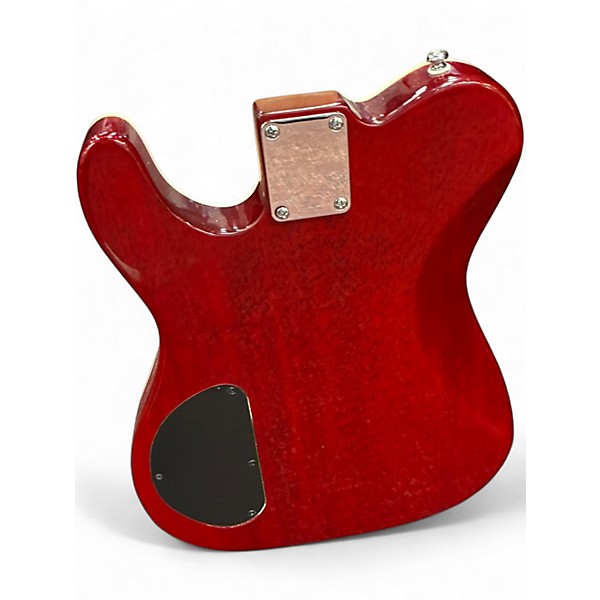 Used 2018 G&L Tribute ASAT Deluxe Trans Red Solid Body Electric Guitar